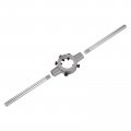 Uxcell Die Stock Handle Wrench Set 9 16-12 Unc Round And 38mm Holder Fits 1 2 -5 8 Unc Unf Metric M12-m14 Od Dies For Bolt
