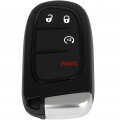 Ocpty 2 Pcs Flip Key Entry Remote Control Uncut Fob Shell Case Replacement For 2014-2018 Jeep Cherokee Keyless Start Gq4-54t