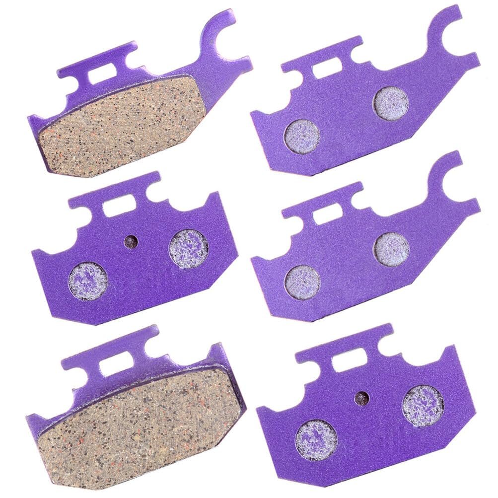 3 Pair Brake Pads For Bombardier Ds650 2000-2006 Fa307