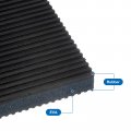 Uxcell 8pcs Ribbed Anti-vibration Isolation Rubber Pads 6 Length X 7 8 Thick Square Anti Vibration With Eva Center Layer For