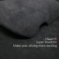 Gzxinwei Black Suede Cover Wrap Central Console Armrest Interior Sticker Decoration For Mustang 2015 2016 2017 2018 2019 2020
