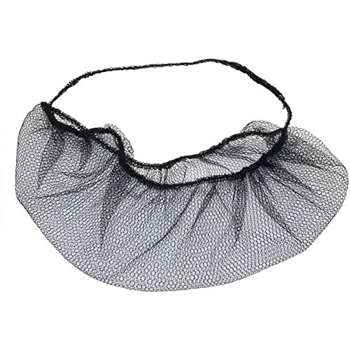Black Nylon Beard Covers Honeycomb Pattern Polypropylene Spun Bound Food Service Safety 1000 Per Case One Size Gpblcbc