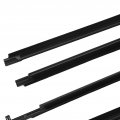 Car Window Weatherstrip 4pcs Moulding Trim Noise Reduction 68160 Ae010 Replacement For Sienna 2003 To 2010