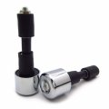 Httmt- 1pair 7 8 Chrome Motorcycle Anti Vibration Handle Bar End Plug Grip Ends Caps Universal Compatible With 22mm P N