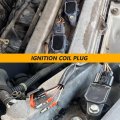 6 Pack 90980-11885 Ignition Coil Female Connector Plug Harness Pigtail 4-way Fits For Matrix 2009-2010 L4 2 4l