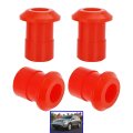 4pcs Polyurethane Subframe Bushing Kit For Nissan Rogue 2008 2009 2010 2012 2013 Front And Rear Set Replaces 54466-jd000 
