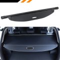 Cuztom Tuning Fits For 2016-2018 Hyundai Santa Fe Sport Rear Tailgate Space Retractable Cargo Cover Luggage Shield Shade- Black 