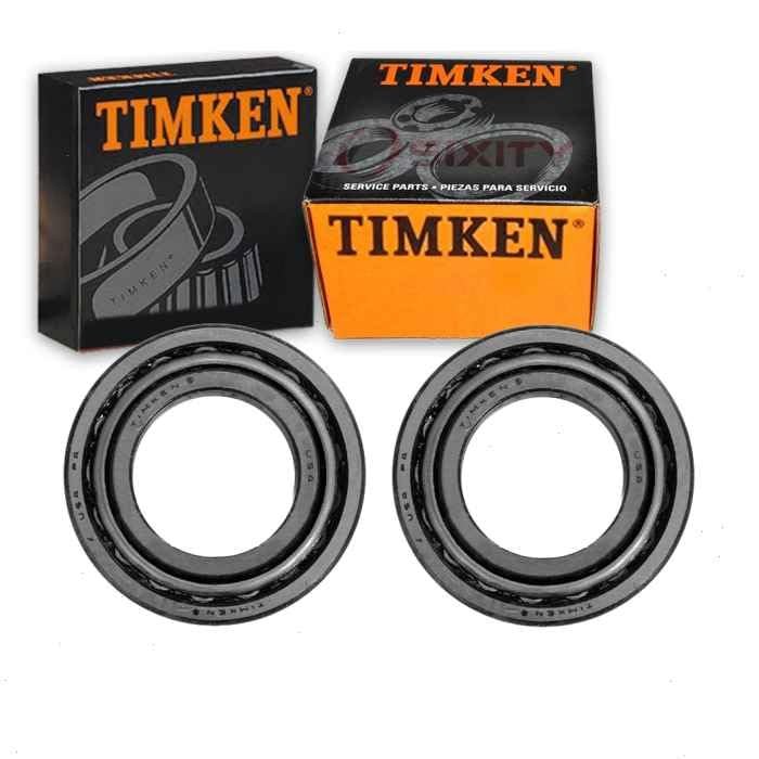 2 Pc Timken Front Outer Wheel Bearing And Race Sets For Lexus Lx470 1998-2007