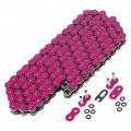 Caltric Pink O-ring Drive Chain Compatible With Ktm 200 300 Exc 1998-2005