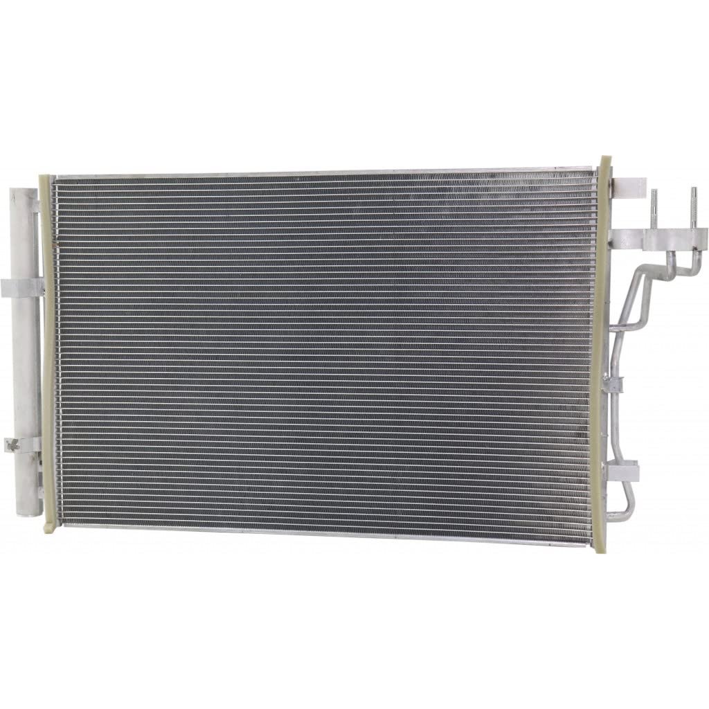 Ac Condenser For Kia Soul 2014 2015 2016 Parallel Flow Configuration Ki3030131 97606b2001 5mm Front Position Black Standard
