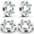 4x108 To 4x100 Wheel Adapters 1 Inch Thick Hub Bore 78 1mm With 12x1 5 Studs Spacers Fit For Mustang Ii 1974-1978 Escort 
