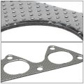 Auto Dynasty Aluminum Exhaust Manifold Header Gasket Set For 90-01 Acura Integra Honda Civic Si Crv Del Sol