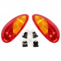 Hecasa Tail Light Compatible With 2001-2005 Chrysler Pt Cruiserlight Tail Lamp Brake Pair Lh Rh Replacement For 5288743ag