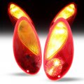 Hecasa Tail Light Compatible With 2001-2005 Chrysler Pt Cruiserlight Tail Lamp Brake Pair Lh Rh Replacement For 5288743ag