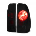 1997-2003 Ford F150 1999-2007 F250 F350 Super Duty Black Smoke Euro Style Altezza Tail Light Housing Lamp Assembly Replacement 