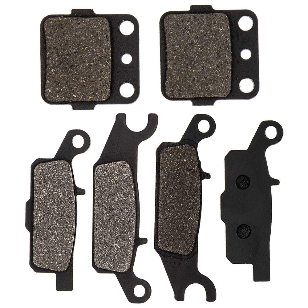 Niche Front Rear Brake Pad Kit For Yamaha 4d3-w0046-50-00 Semi-metallic