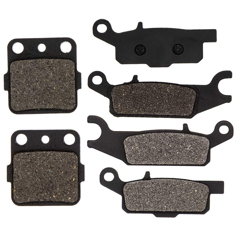 Niche Front Rear Brake Pad Kit For Yamaha 4d3-w0046-50-00 Semi-metallic