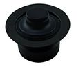 Westbrass D2105-62 Ez-mount Disposal Flange And Stopper Flat Black 