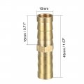 Uxcell 10mm Brass Barb Hose Fitting Straight Connector Coupler 10pcs