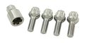 12x1 75 Ball Seat Tuner Lug Bolt Wheel Security Locks Chrome Heat Treated 12mmx1 Thread Size 24mm Shank