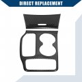 Hihaha Car Interior Center Console Gear Shift Frame Panel Cover Trim Set For Jeep Grand Cherokee 2016-2021 Durable 1 Carbon
