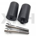 Smt-no Cut Frame Slider Protector Compatible With 1996-2007 Yzf 600r Thundercat Black B075vlzxzw