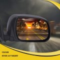 Ocpty Black Right Side Mirror Fit For 2004-2010 Toyota Sienna Textured Glass Manual Folding Non-heated