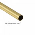 Uxcell Brass Round Tube 12mm Od 0 5mm Wall Thickness 200mm Length Pipe Tubing 2 Pcs
