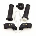 Xljoy 7 8 Twist Throttle Housing Hand Grips Brake Levers For Minimoto Goped Gas Scooter