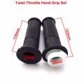 Xljoy 7 8 Twist Throttle Housing Hand Grips Brake Levers For Minimoto Goped Gas Scooter