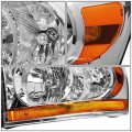 Auto Dynasty Ch2502180 Oe Style Driver Left Side Chrome Housing Headlight Lamp Compatible With Ram Truck 1500-5500 07-10