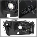 Auto Dynasty Ch2502180 Oe Style Driver Left Side Chrome Housing Headlight Lamp Compatible With Ram Truck 1500-5500 07-10