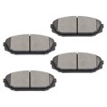 Front Ceramic Disc Brake Pad Set D793 For 2001 2002 Acura Mdx 5l And 1999 2004 Honda Odyssey 3 4 Piece Kit With Hardware 