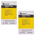 Niche Brake Pad Set For Husqvarna Ktm 85 200 105 Tc85 Freeride 250 R 47013090300 Front Organic 2 Pack