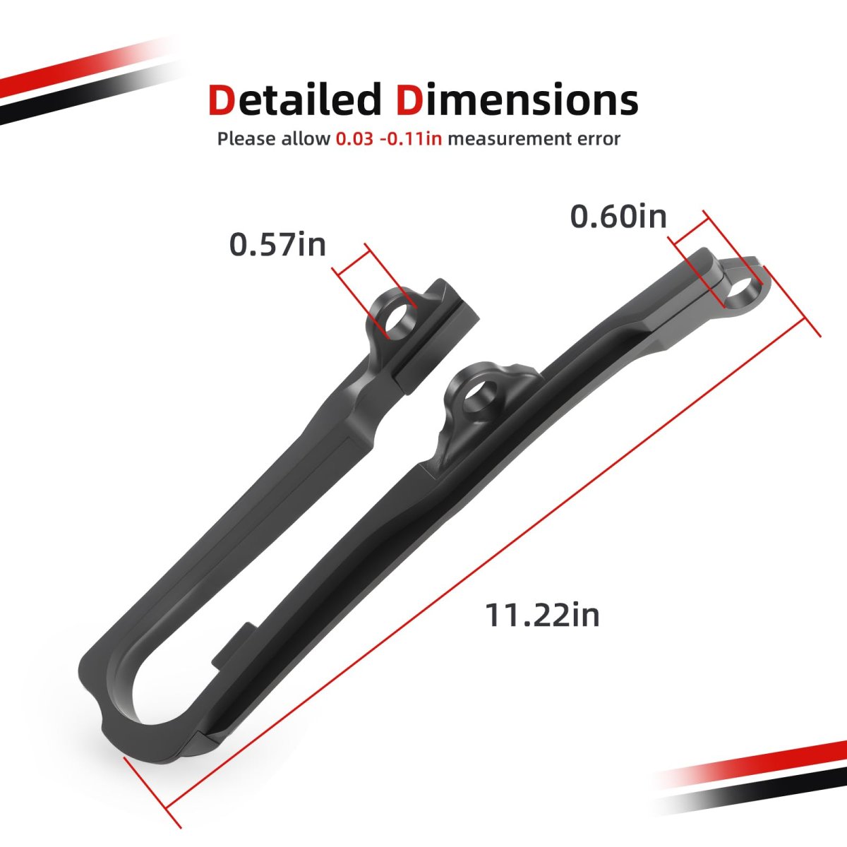 Swingarm Chain Slider Buffer Guide For Suzuki Drz400 2000 2004 Drz400e 2007 Drz400s 2021 Part Number 61273-29f00