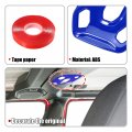 X Autohaux 1 Set Blue Roof Reading Light Cover Trim Bezel For Jeep Wrangler Jl Jlu 2018 2019 2020 2021 2022 Sport Sahara