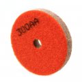 5pcs 3 Dia 300 Grit Sponge Angle Grinding Polishing Pad Wheel For Granite Marble