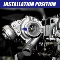 X Autohaux 2 5 Inch Neck Aluminum Bellmouth Velocity Stack Adapter Air Intake Turbo Horn Inlet Decorative Cover Silver Tone