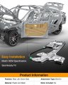 A-premium Power Window Regulator Without Motor Replacement For Cadillac Deville 2000-2005 Rear Left Driver Side