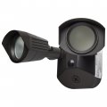 Nuvo 65 218 Led Dual-head Security Light 4000k Bronze