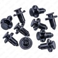 Rexka 10pcs 10mm Hole Bumper Engine Cover Fender Grille Clips For Subaru 909140007 Baja Forester Impreza Legacy Outback Tribeca 