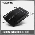 Cowl Induction Hood Scoop 38 L X 4 A H 27 W- Black Abs