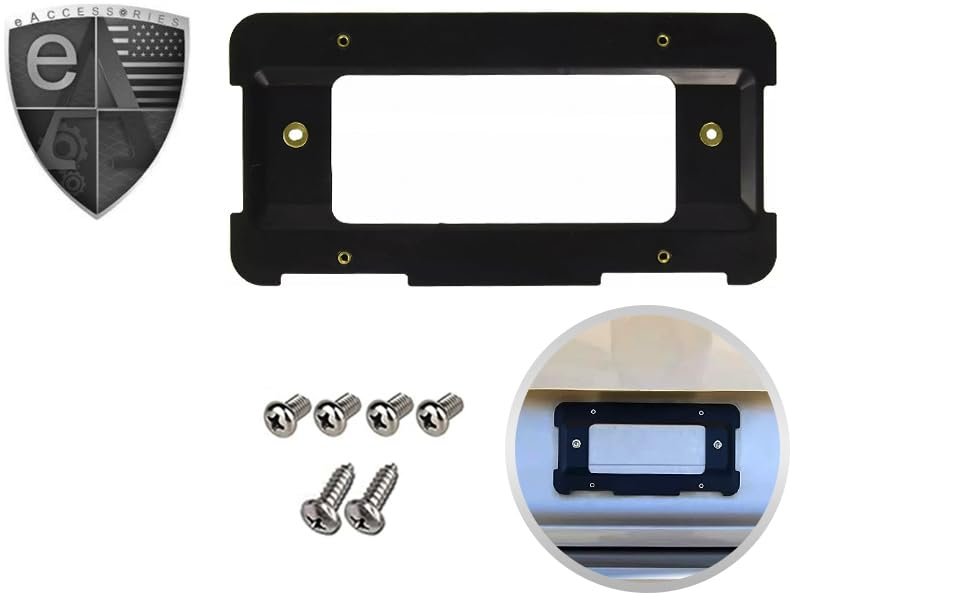 Rear License Pte Mount Fme Tag Bracket For Fiat 124 Spider 2017-2020 A Holder Set With X4 Bolts X2 Screws A Holes The Are 9