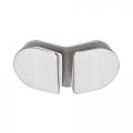 Uxcell Stainless Steel 135 Degree Glass Clamp 4pcs For 8-12mm Thickness Double Side Round Frameless Corner Bracket Clip Shower