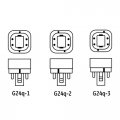 Satco S8333 18 Watt Pin-based Compact Fluorescent 2700k 82 Cri G24q-2 4-pin Base