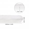 Uxcell Weather Stripping Brush 33ft L X 0 28 W 24 H Self-adhesive Seal Weatherstrip Sweep White For Door Window 2pcs Total 66ft