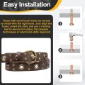 150 Pcs Copper Solid Rivets 0 16 X0 39 Half Round Head Rivet Metal Fasteners For Electrical Applications Leather Diy Craft