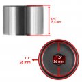 Caltric 2x Intake Valve Kit Compatible With Suzuki King Quad 750 Lta750x 4x4 2008-2009 2011-2022