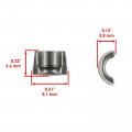 Caltric 2x Intake Valve Kit Compatible With Suzuki King Quad 750 Lta750x 4x4 2008-2009 2011-2022
