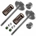 Caltric 2x Intake Valve Kit Compatible With Suzuki King Quad 750 Lta750x 4x4 2008-2009 2011-2022